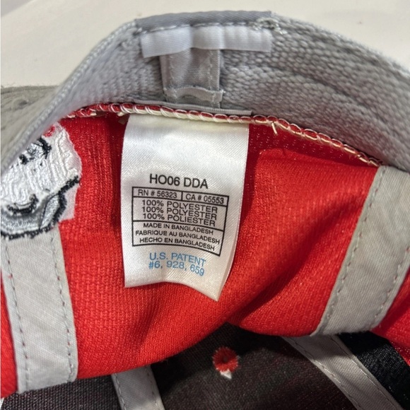 Vintage Y2K Nike Ohio State University Buckeyes Swoosh Flex Fitted Hat Sz S/M - Picture 9 of 9